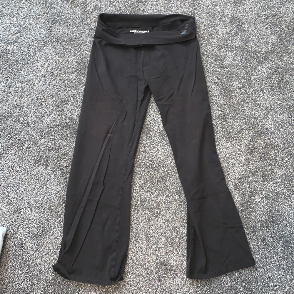 American Eagle Yoga Black Pants - Picture 1 of 3